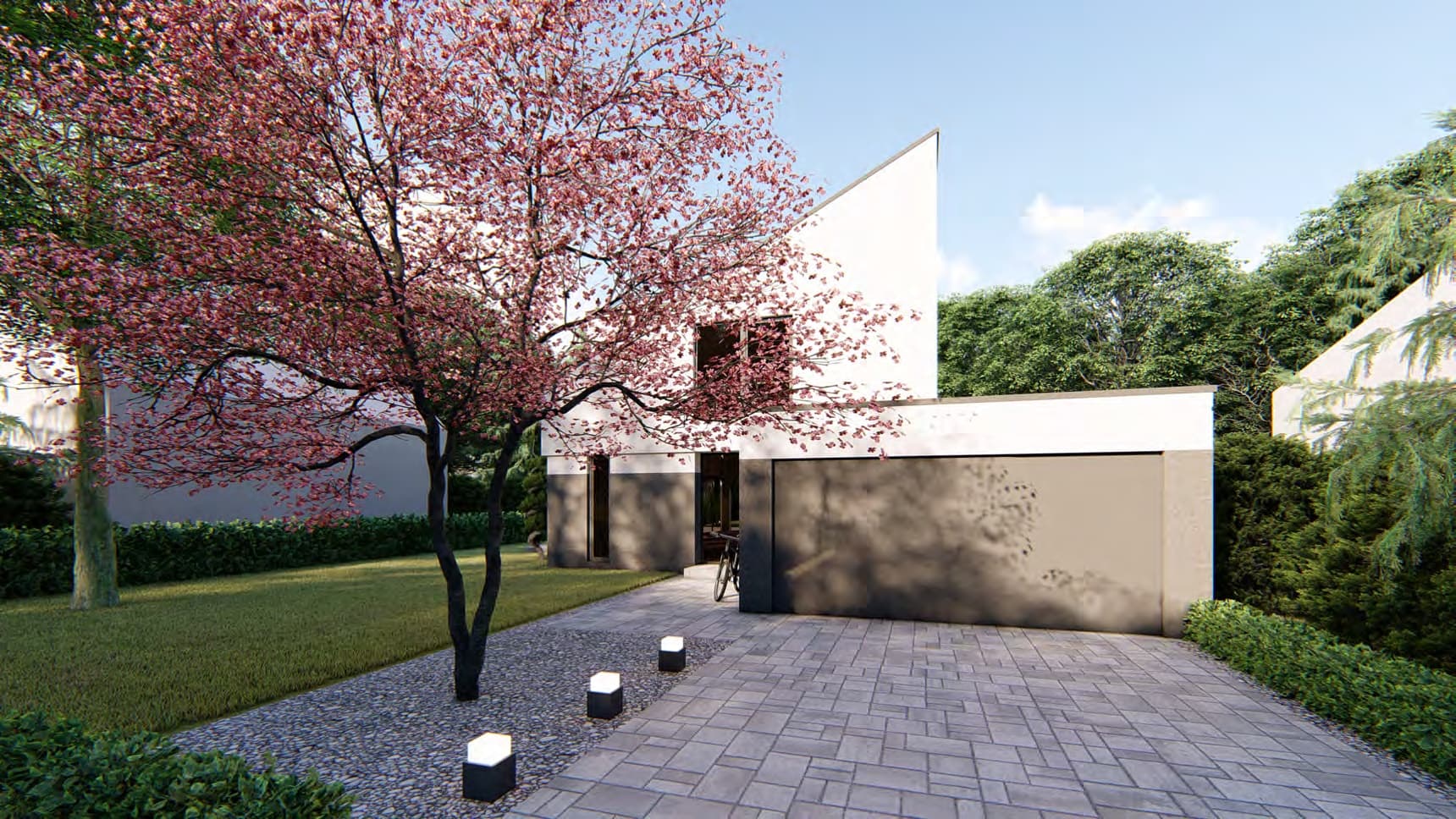 Modernes Einfamilienhaus in Teltow – HBG Hochbau Berlin
